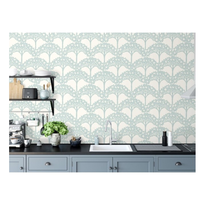 Papel pintado ramo de árboles - Mauve Forest 681350