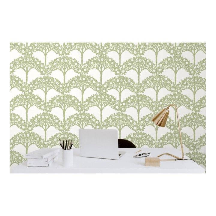 Papel pintado ramo de árboles - Mauve Forest 681353