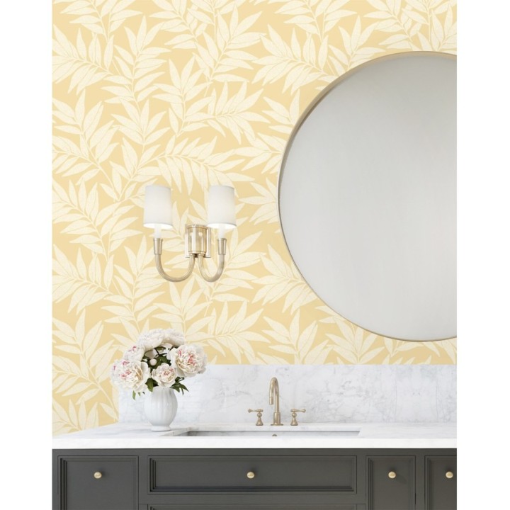 Papel pintado de hojas - Emery 681359