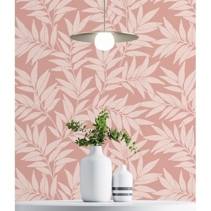 Papel pintado de hojas - Emery 681360