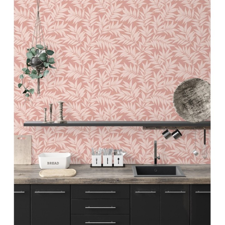 Papel pintado de hojas - Emery 681360