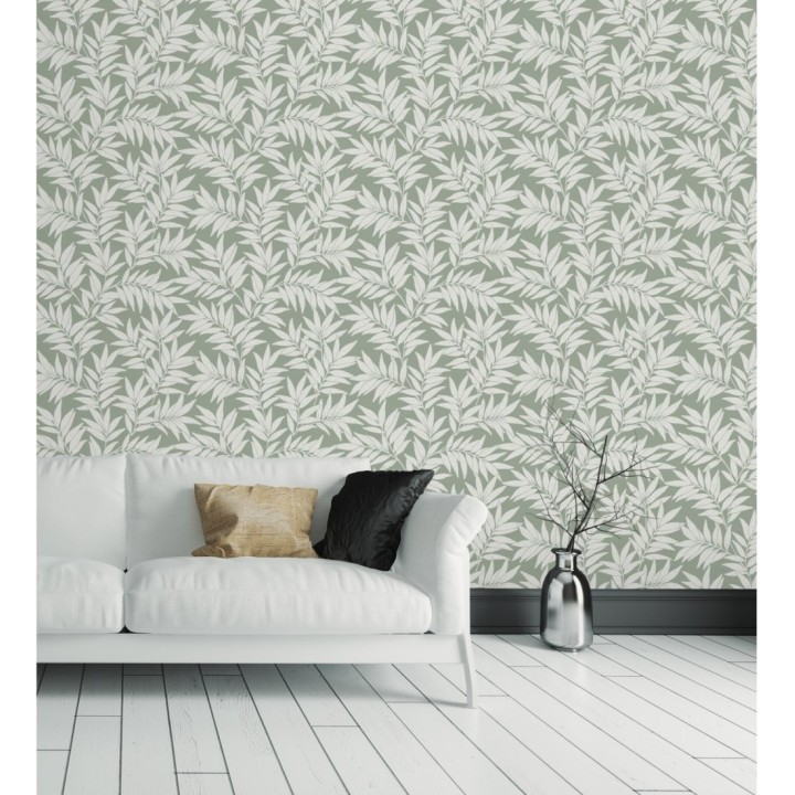 Papel pintado de hojas - Emery 681361