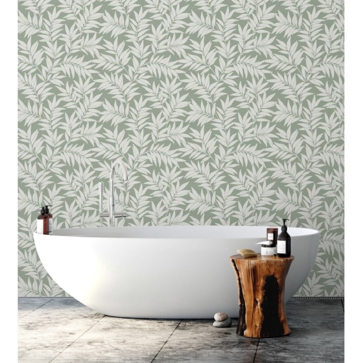 Papel pintado de hojas - Emery 681361