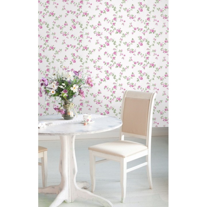 Papel pintado flores pequeñas estilo vintage - Giardino Veneziano 121213