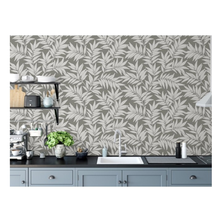 Papel pintado de hojas - Emery 681362