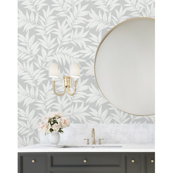 Papel pintado de hojas - Emery 681363