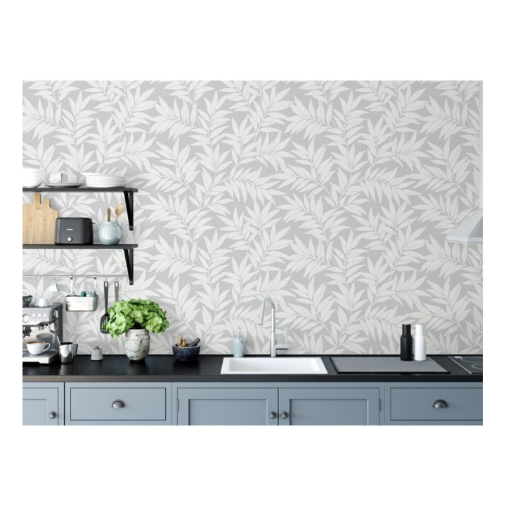 Papel pintado de hojas - Emery 681363
