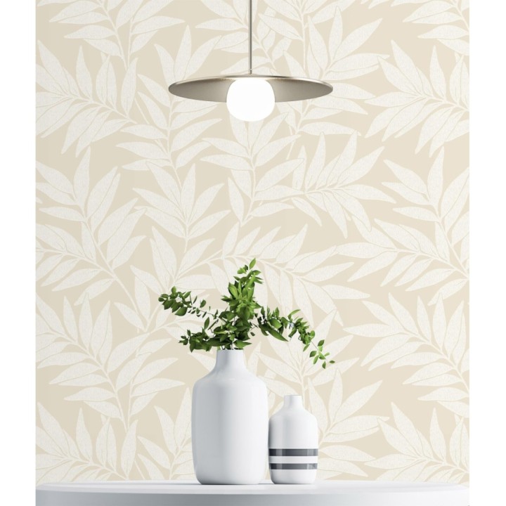 Papel pintado de hojas - Emery 681364