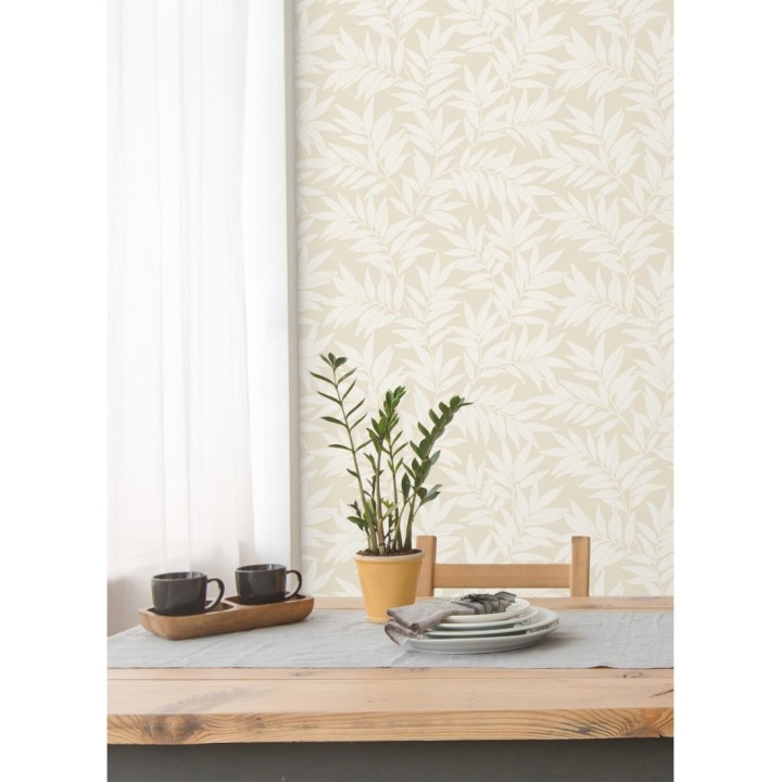 Papel pintado de hojas - Emery 681364