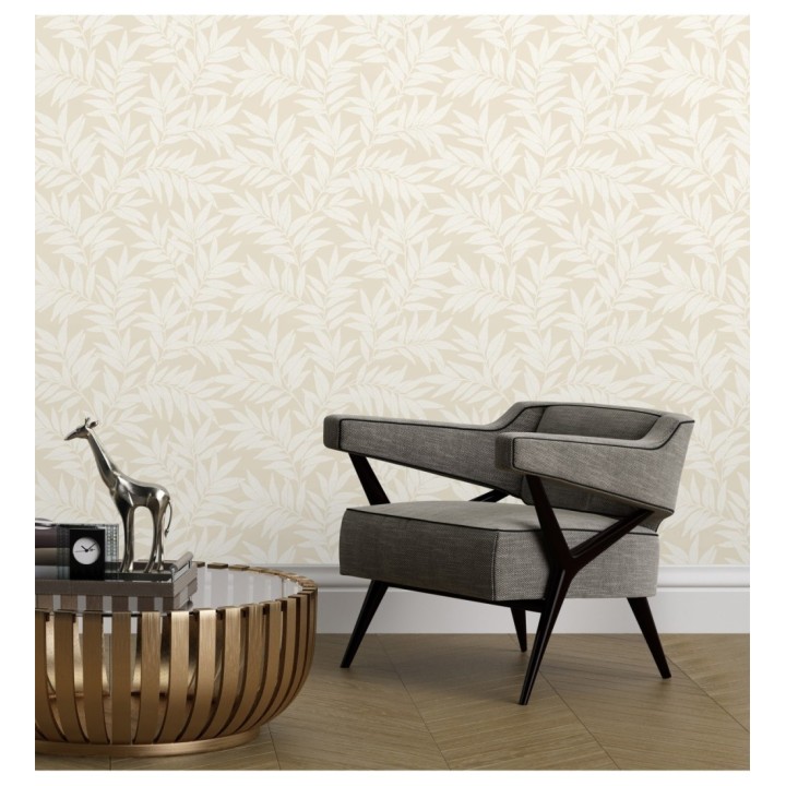 Papel pintado de hojas - Emery 681364