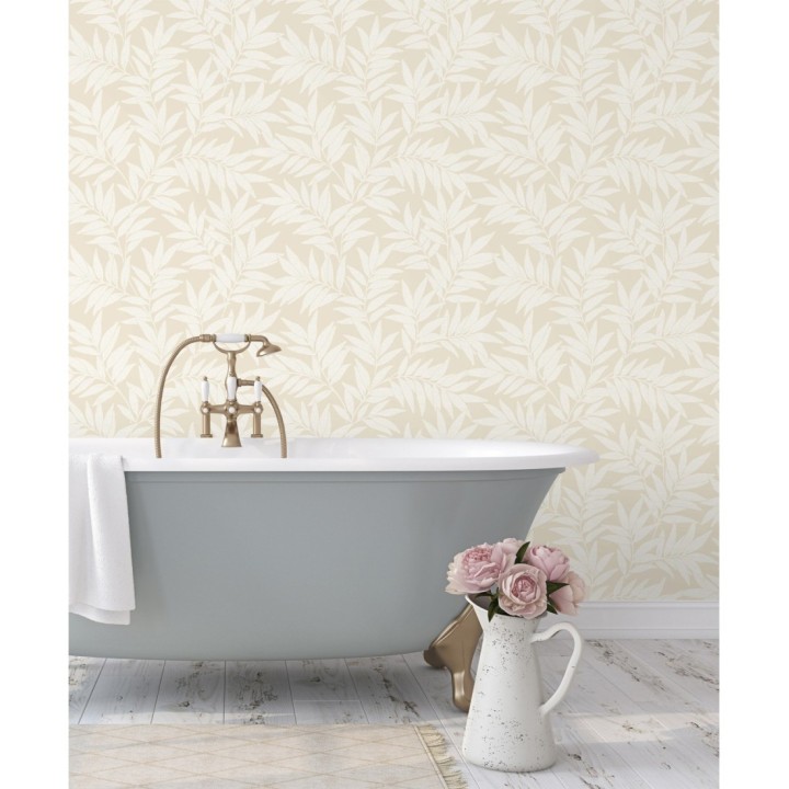 Papel pintado de hojas - Emery 681364