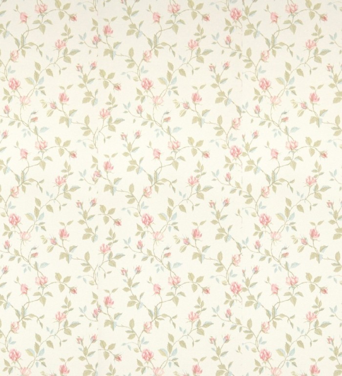 Papel pintado flores románticas estilo vintage - Fleur Camille 121222