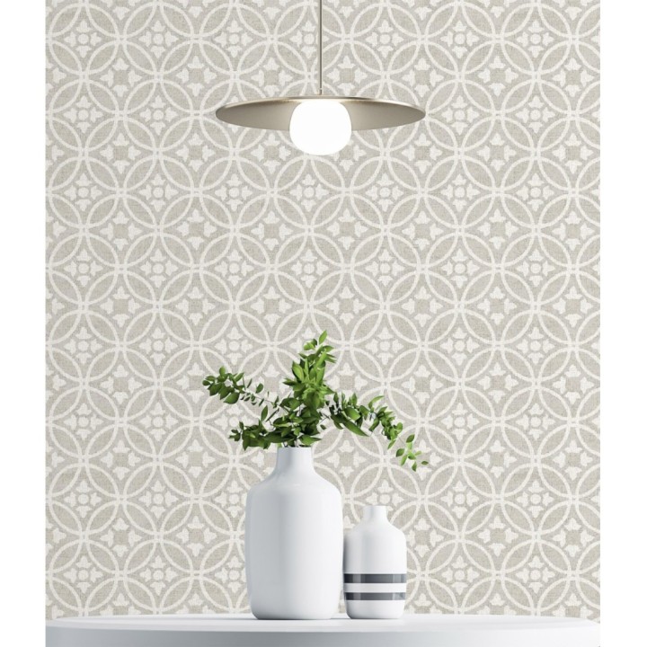 Papel pintado celosía circular - Osman 681374