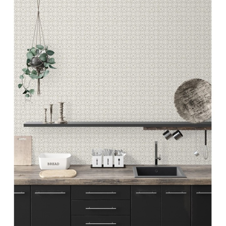 Papel pintado celosía circular - Osman 681374