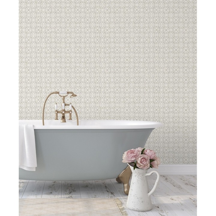 Papel pintado celosía circular - Osman 681374