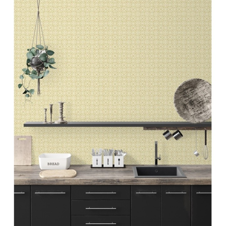 Papel pintado celosía circular - Osman 681375