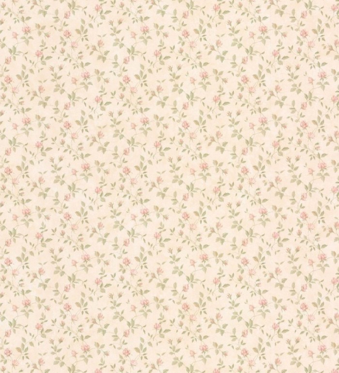 Papel pintado flores románticas estilo vintage - Fleur Camille 121226