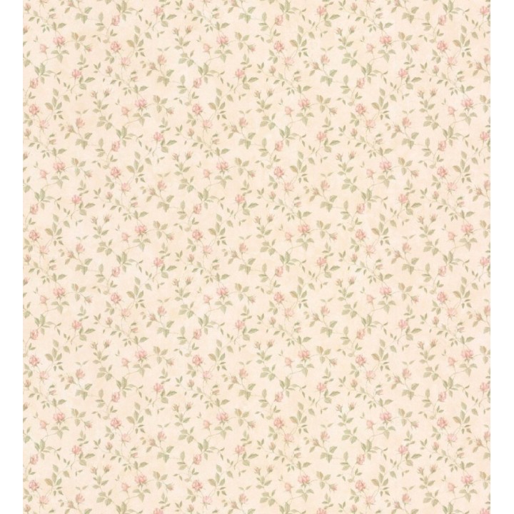Papel pintado flores románticas estilo vintage - Fleur Camille 121226