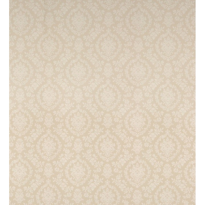 Papel pintado damasco clásico fondo beige - Palace Park 121227