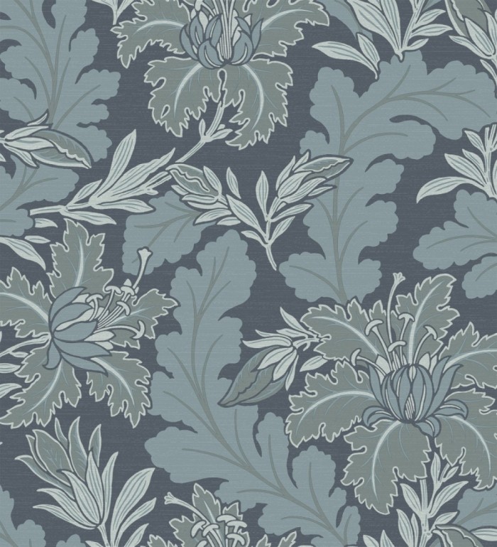 Papel pintado de hojas y flores estilo vintage - Ruston 681378