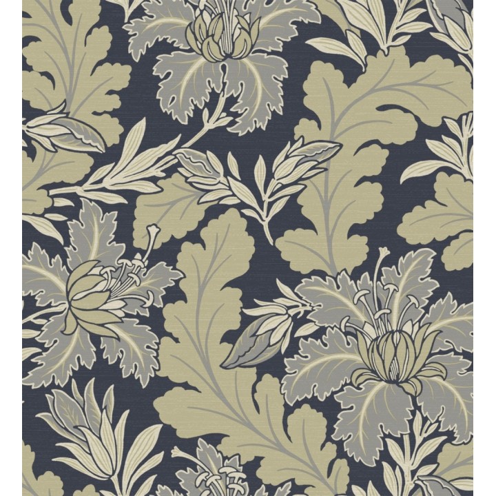 Papel pintado de hojas y flores estilo vintage - Ruston 681379