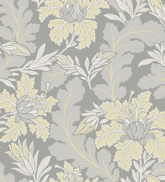 Papel pintado de hojas y flores estilo vintage - Ruston 681380