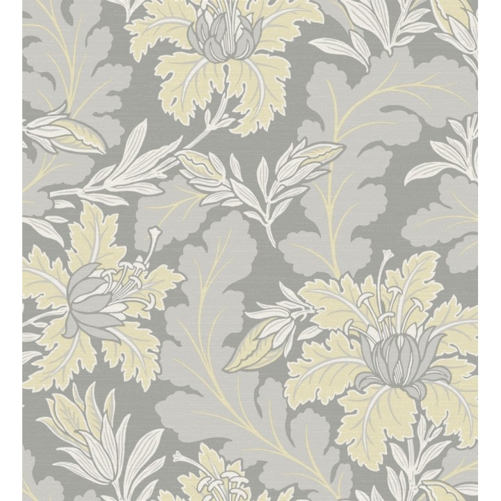 Papel pintado de hojas y flores estilo vintage - Ruston 681380