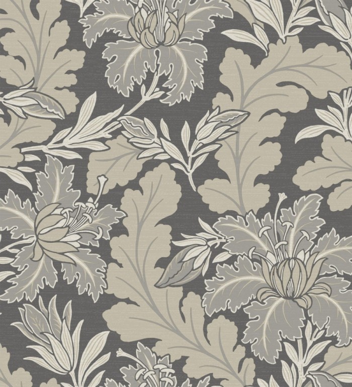 Papel pintado de hojas y flores estilo vintage - Ruston 681381