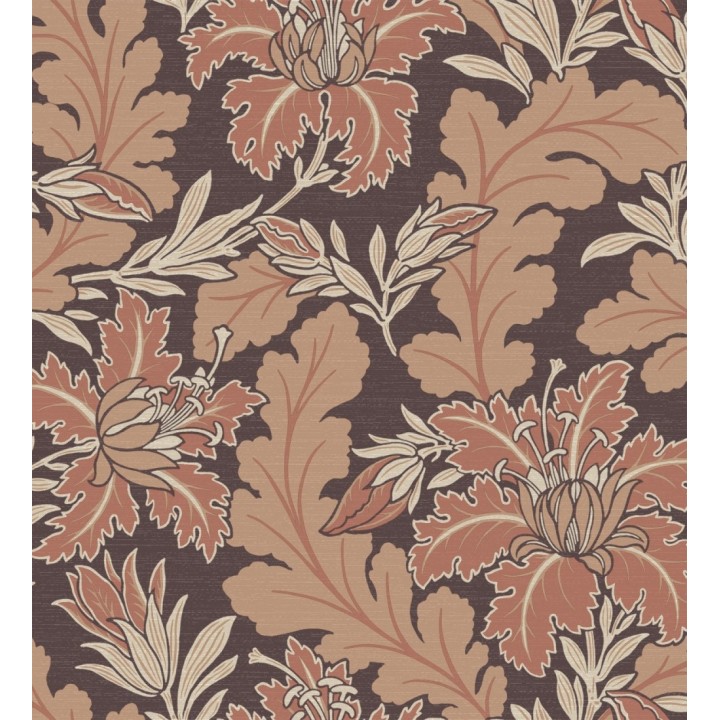 Papel pintado de hojas y flores estilo vintage - Ruston 681382