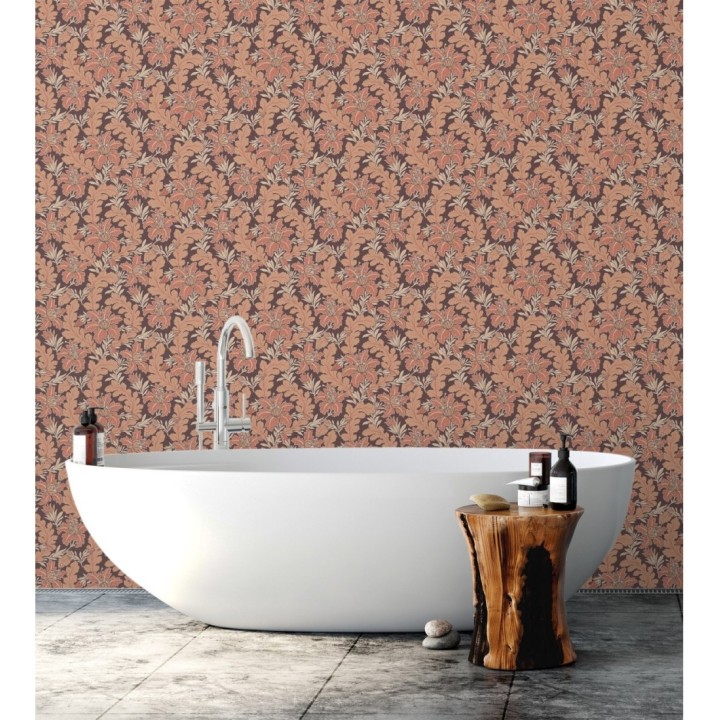 Papel pintado de hojas y flores estilo vintage - Ruston 681382
