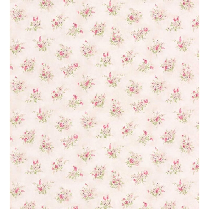 Papel pintado flores románticas vinílico - Oxford Gardens 121234