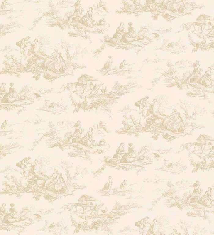 Papel pintado toile de jouy clásico - Petite Famille 121235