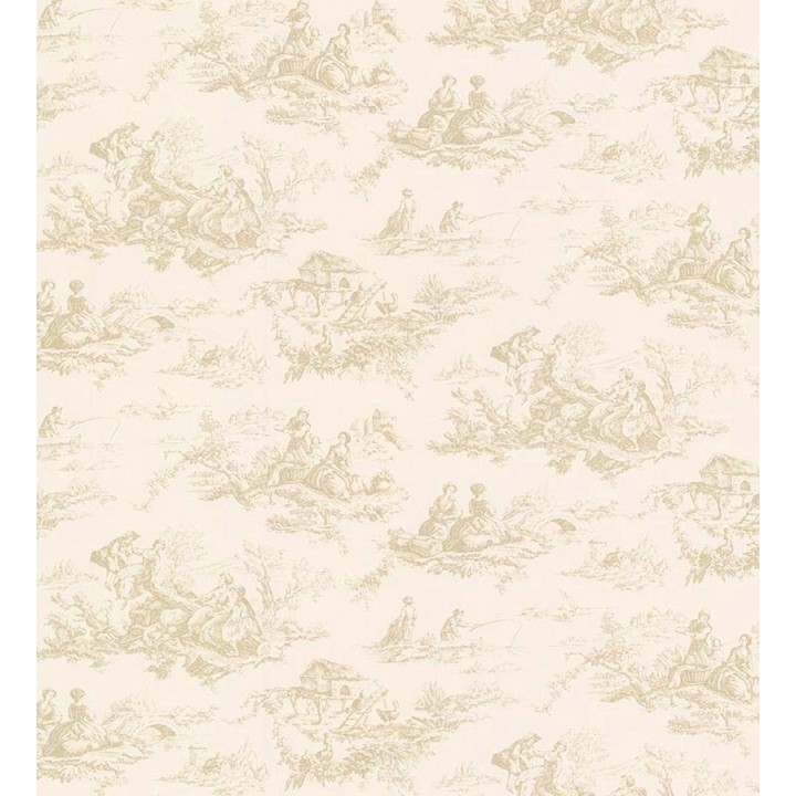 Papel pintado toile de jouy clásico - Petite Famille 121235