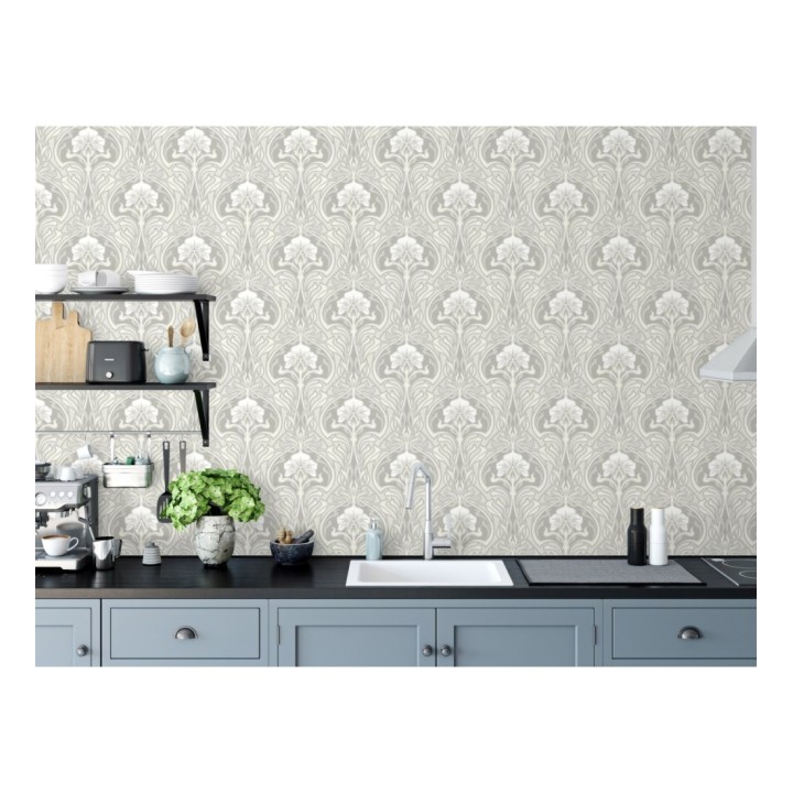 Papel pintado damasco retro - Edrea 681387