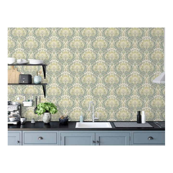 Papel pintado damasco retro - Edrea 681389