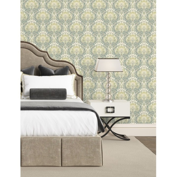 Papel pintado damasco retro - Edrea 681389