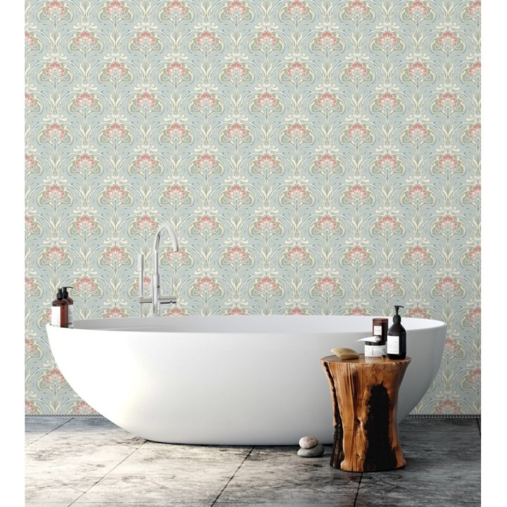 Papel pintado damasco retro - Edrea 681390