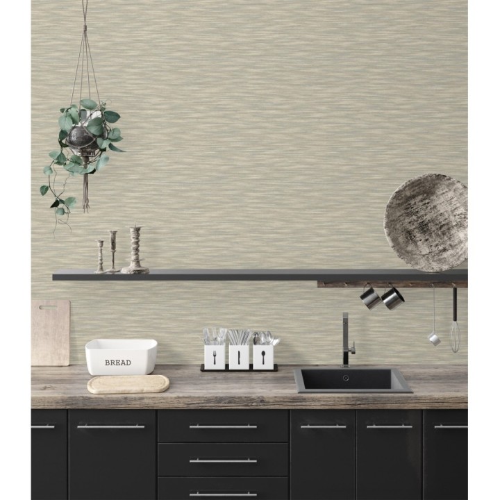 Papel pintado de líneas horizontales jaspeadas - Ruston Plain 681393