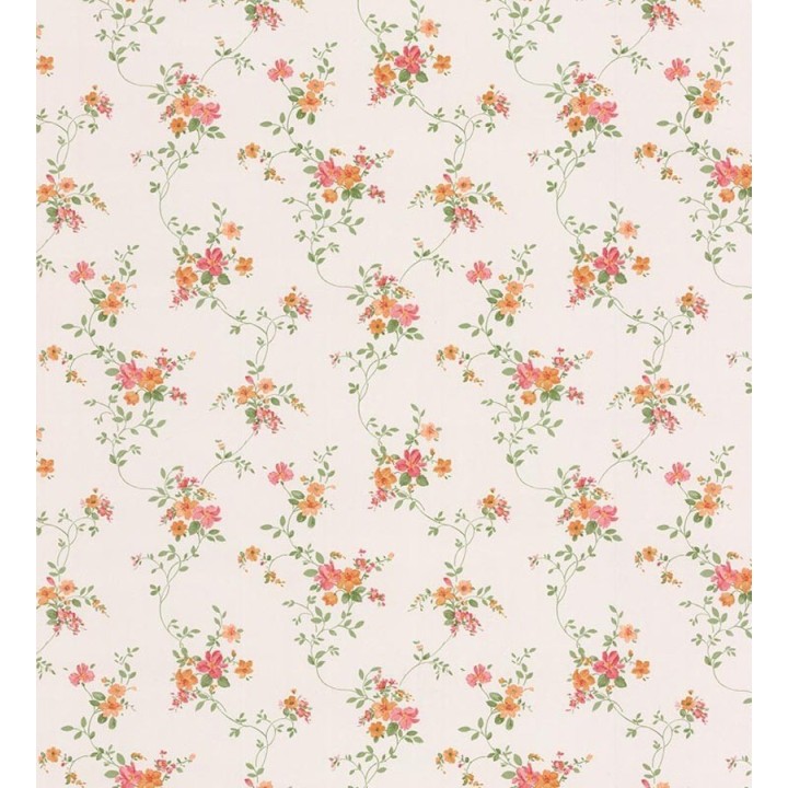 Papel pintado flores románticas pequeñas vinílico - Villa Regina 121241