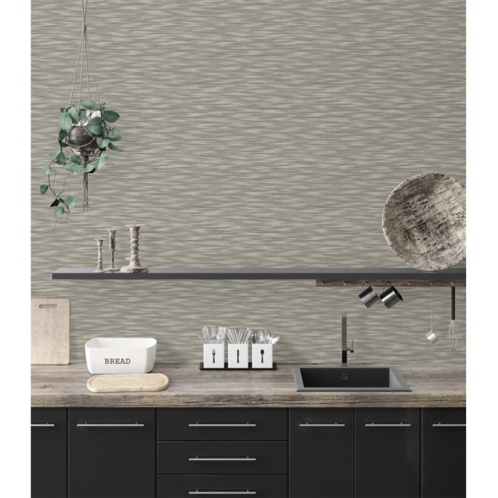 Papel pintado de líneas horizontales jaspeadas - Ruston Plain 681395