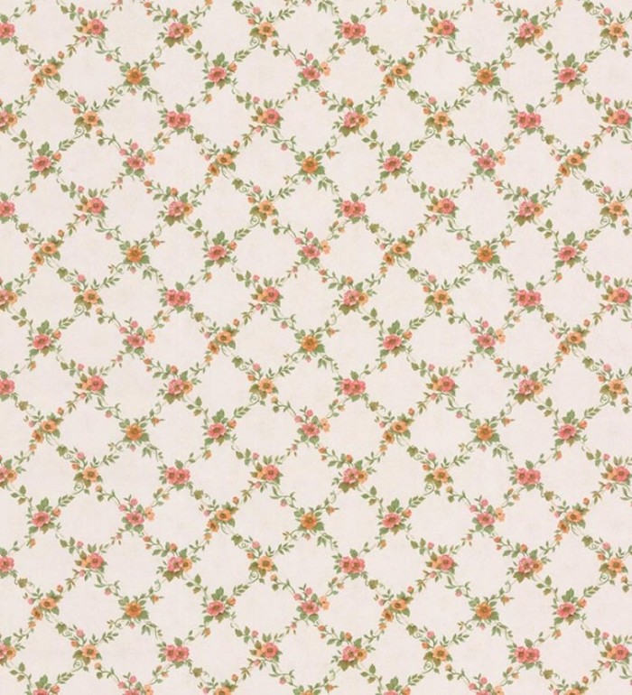Papel pintado ornamental flores pequeñas vinílico - Fiorenza 121243