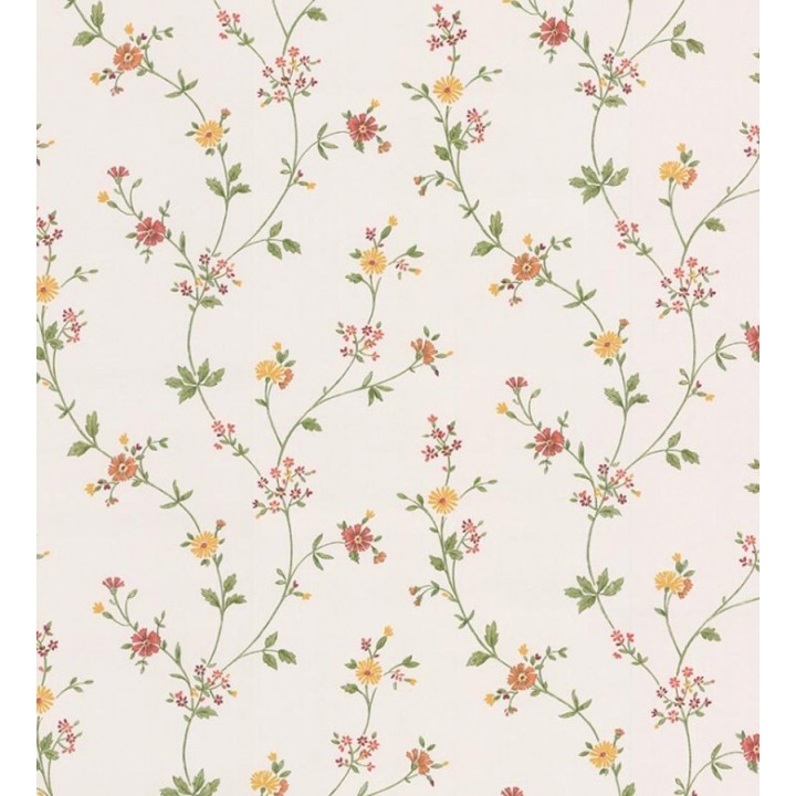 Papel pintado flores románticas pequeñas vinílico - Vincenza 121244