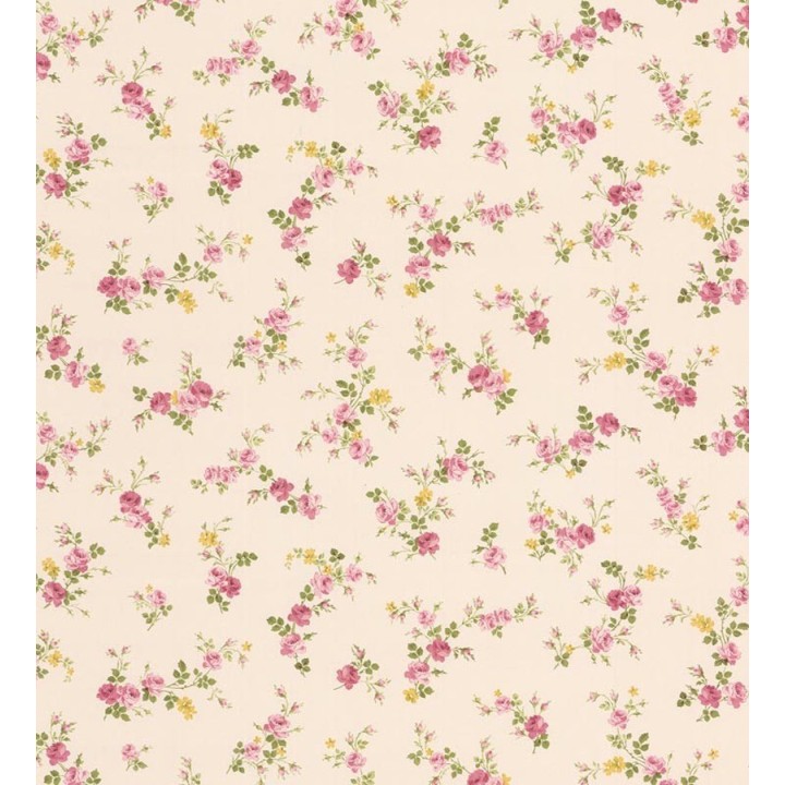 Papel pintado flores pequeñas vintage - Douce Fleur 121249