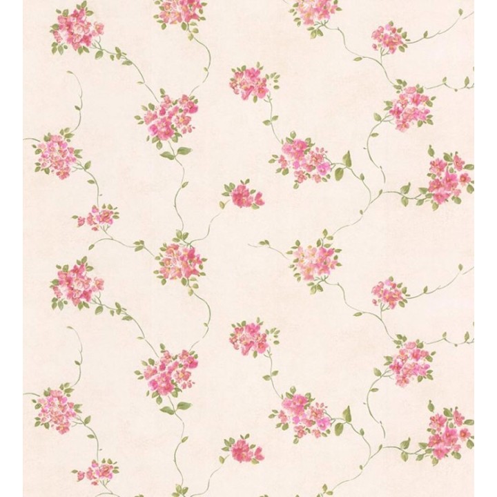 Papel pintado romántico flores pequeñas - Fiore Toscana 121250