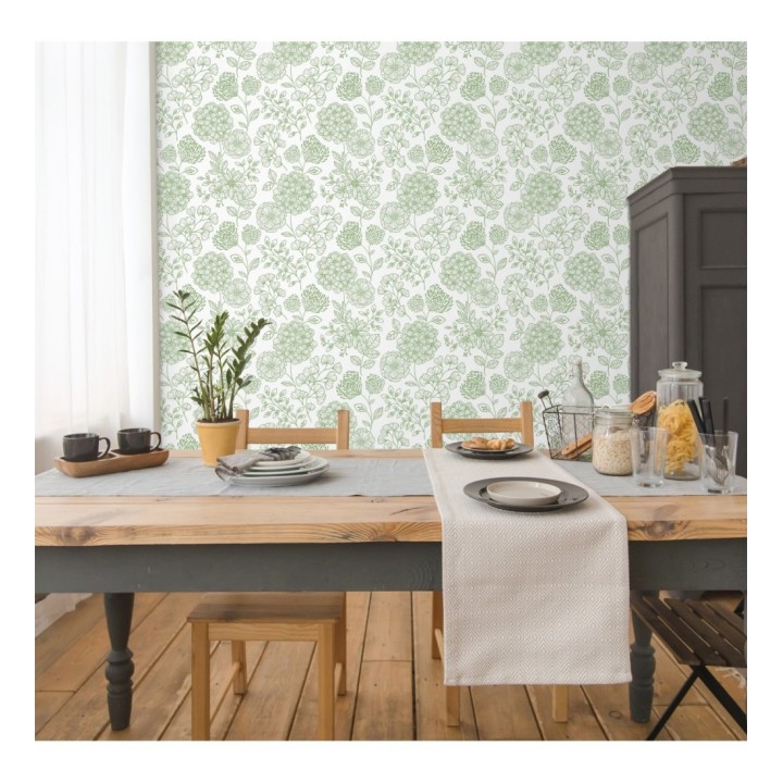 Papel pintado de flores estilo Art Decó - Eden flowers 681406