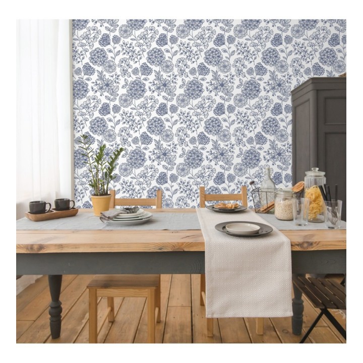 Papel pintado de flores estilo Art Decó - Eden flowers 681407