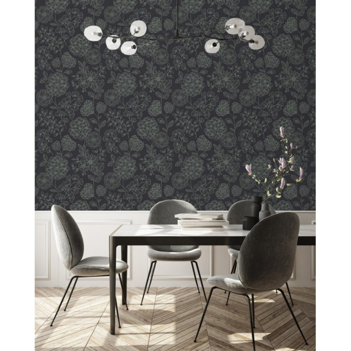 Papel pintado de flores estilo Art Decó - Eden flowers 681408