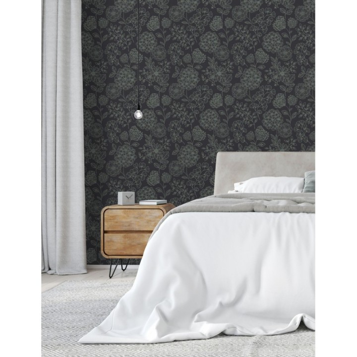 Papel pintado de flores estilo Art Decó - Eden flowers 681408