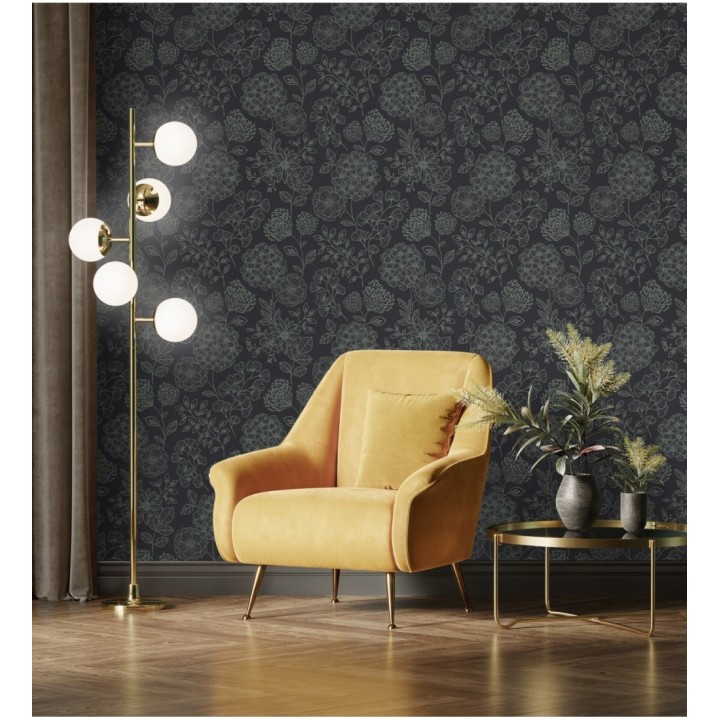 Papel pintado de flores estilo Art Decó - Eden flowers 681408