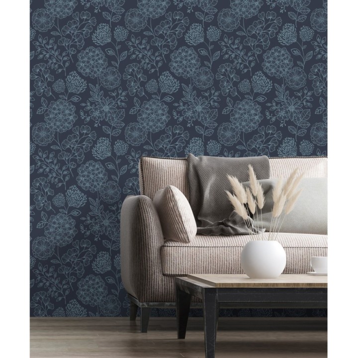 Papel pintado de flores estilo Art Decó - Eden flowers 681409